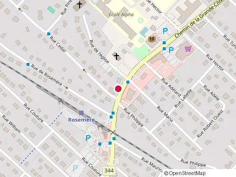 Location of la Station Vrac at 309 Chemin de la Grande-Côte, Rosemere
