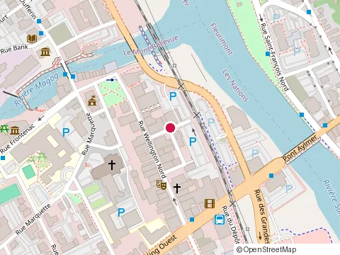 Location of la Suite Restaurant at 100 Rue Webster, Sherbrooke