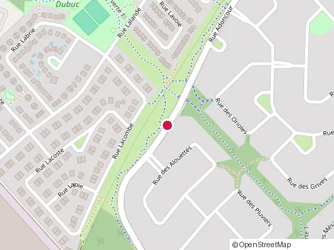 Location of la Véloroute des Cultures at 1686 Rue Adoncour, Longueuil