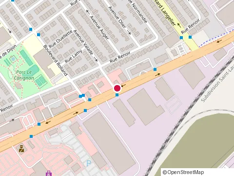 Location of la Veranda at 6363 boulevard Henri-Bourassa E, Montreal-Nord