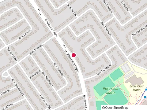 Location of Labelle Renovation Division de Litho Mega Inc at 278 Boulevard Goyer, Saint-Eustache