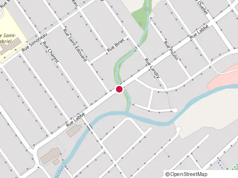 Location of Labrecque l Vêtements Ltée at 368 Rue Labbé, Thetford Mines