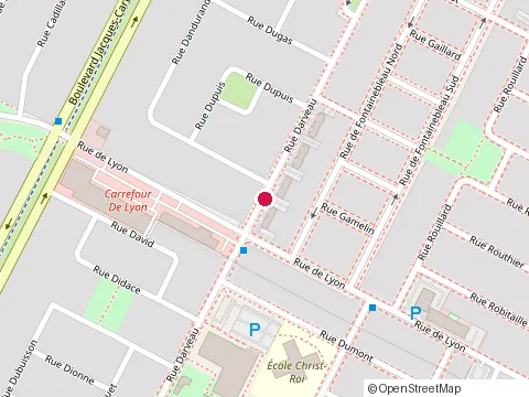 Location of Labrez Restau at 2870 Rue de Lyon, Longueuil