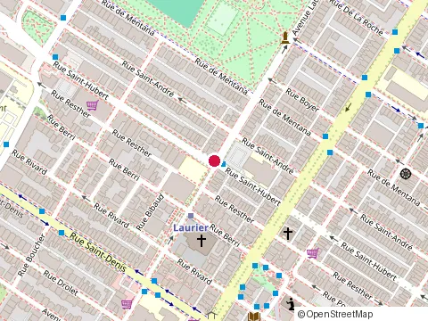 Location of Lacasse Experts-Conseils at 5056 Rue St-Hubert, Montréal