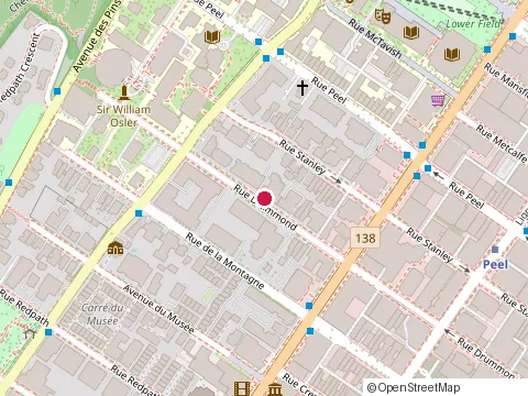 Emplacement de Lachance Luc au 3450 Rue Drummond, Montréal