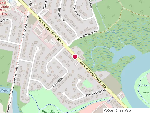 Location of Ladouceur Michel at 85 avenue de la Providence, Lachute