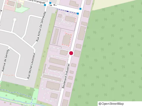 Location of Lafarge at 8802 boulevard Industriel, Chambly