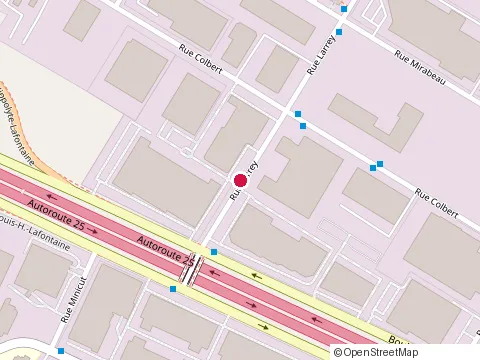 Location of Lafarge Canada Inc at 7665 Rue Larrey Suite 100, Anjou