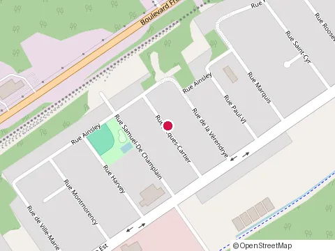 Location of Laflamme B Asphalte Inc at Jacques-Cartier 130 Rue, Thetford Mines