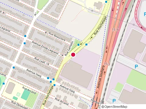 Location of Lahaie at 7345 Rue Hochelaga, Montréal