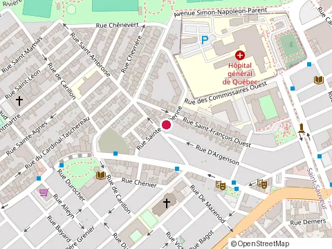 Location of Lajoie Genevieve Avocate at 157 Rue Sainte-Christine, Québec