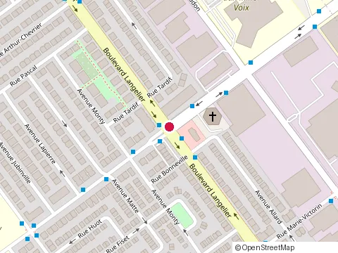 Location of Lakayzoe Express Restaurant at 11810 boulevard Langelier, Montréal-Nord