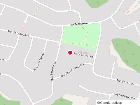 Location of Lame de la Rose at 4110 Rue de la Champagne, Jonquière