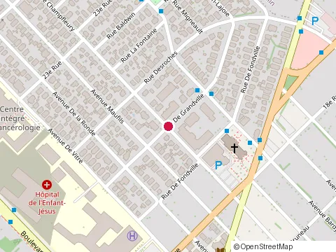 Location of Laminage & Encadrement Pm at 1945 avenue Champfleury, Québec