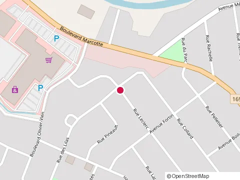 Location of Lamontagne A M at 1081 Leclerc Rue, Roberval