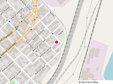 Location of Lamontagne Réno at 2612 avenue Laurier, Shawinigan