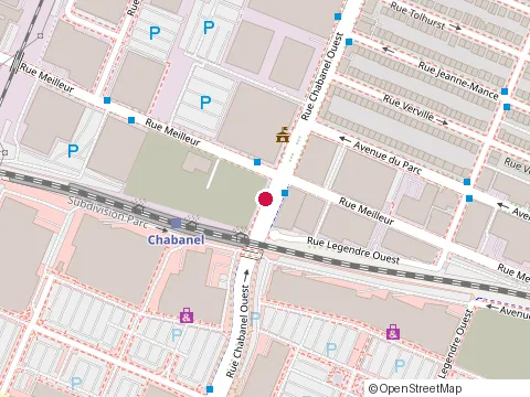 Location of Lamotex Trading Inc at 433 Rue Chabanel O, Montréal