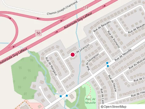 Location of Landreville Construction at 134 Rue de Margaux, Gatineau
