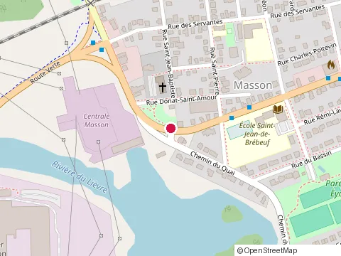 Location of Landric Homes at 63 Montréal Rd, Gatineau