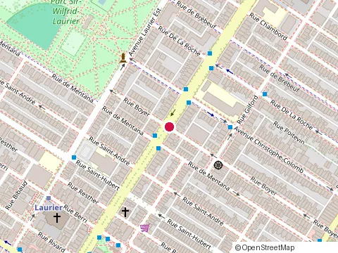 Location of Langatheque at 4832 Rue Boyer, Montréal