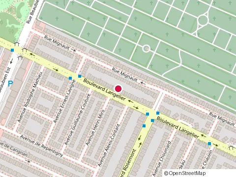 Location of Langlois-Laflamme & Associe at 5660 Place de Jumonville, Montréal