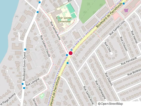 Location of Laniel Prodamex at 15725 Pierrefonds Blvd., Pierrefonds