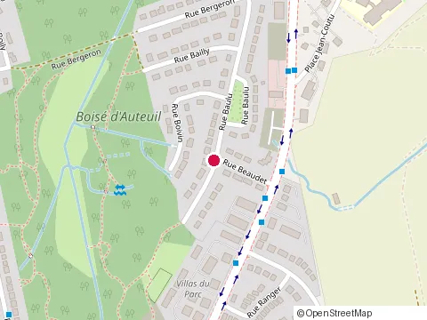 Location of Laplante Denis at 8060 Rue Baulu, Laval