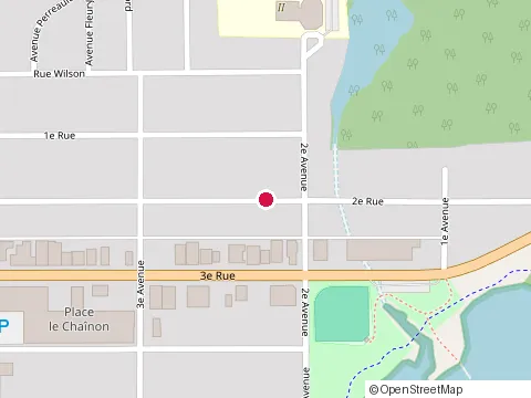 Location of Lapointe Dany Enr at 376 2E Rue, Chibougamau