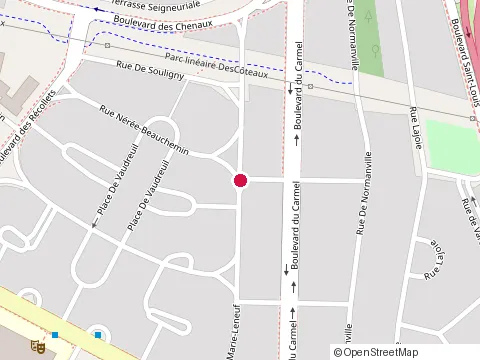 Location of Laporte François at 2508 Rue Marie-Leneuf, Trois-Rivières