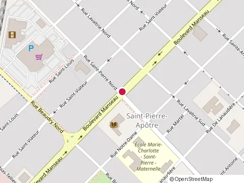 Location of Laporte&Lavallée, Avocats Inc. at 896 Boulevard Manseau, Joliette