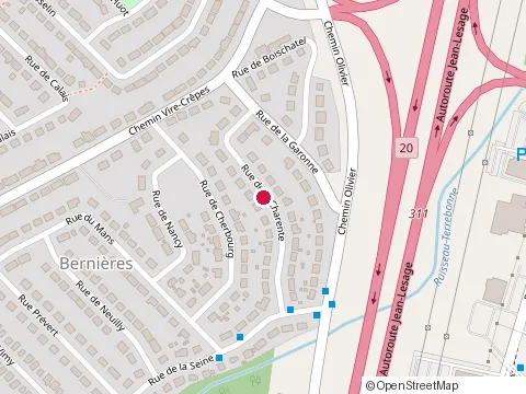 Location of Lariviere & Freres Inc at 110 Rue de la Charente, Saint-Nicolas
