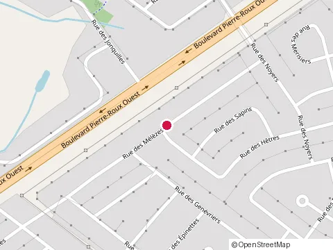 Location of Laroche Construction at 47 Rue des Mélèzes, Victoriaville