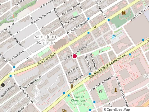 Location of Lasagne&Cucina at 821 Rue Scott, Québec