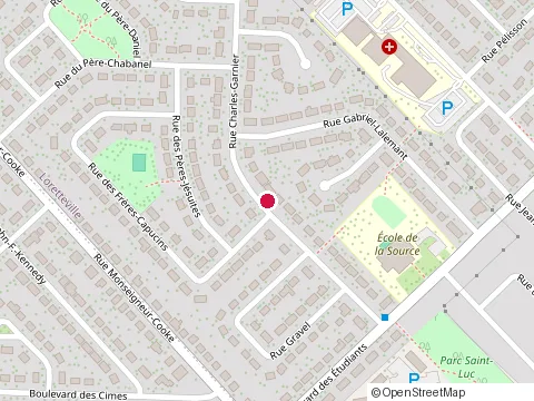Location of Lasalle Serge at 26 Rue Charles Garnier, Québec