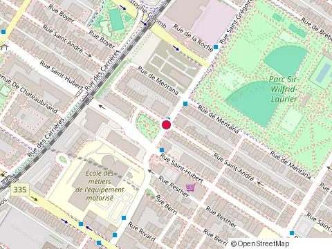 Location of Lashley & Associates at 102-5400 Rue Saint-Andre, Montréal