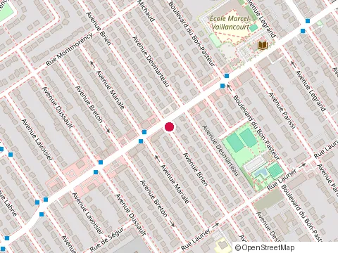 Location of Laurent Lanteigne Construction at 74 avenue Brien, Laval