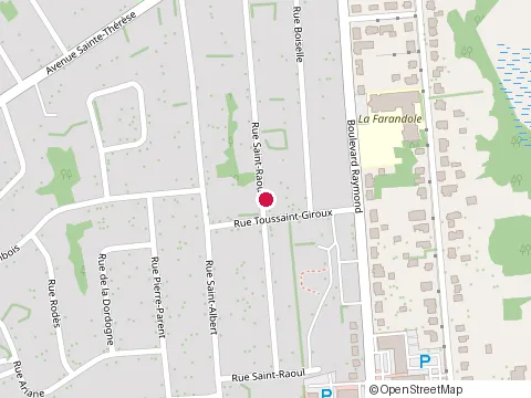 Location of Laurent Paquet & Fils Inc at 153 Rue St Raoul, Québec