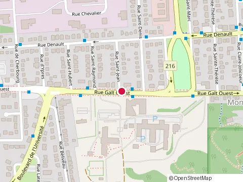 Location of Laurie Marquis, Psychoéducatrice at 1871 Rue Galt O, Sherbrooke