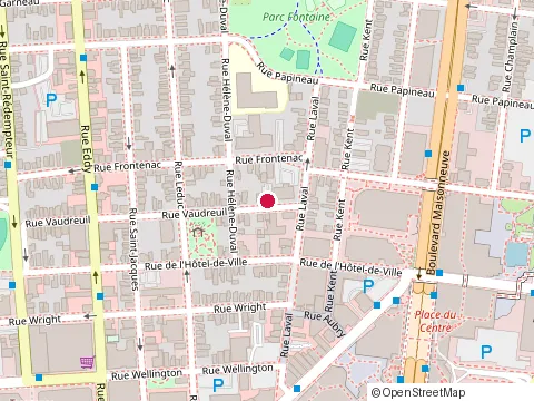 Location of Laval at 89 Rue Vaudreuil, Gatineau