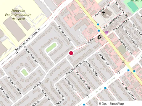 Location of Laval Informatique at 30 19E Rue, Laval