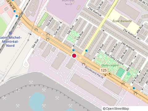 Location of Lave Auto 123 at 9380 Pie-Ix Blvd, Montréal