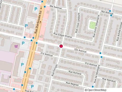 Location of Lave Auto 32 E at 2030 32ᵉ AVENUE, Québec