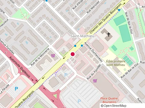 Location of Lave Auto Aquajet at Chem. des Quatre-Bourgeois, Québec