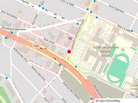 Location of Lave Auto Danna Longueuil at 1335 Boulevard Curé-Poirier O, Longueuil