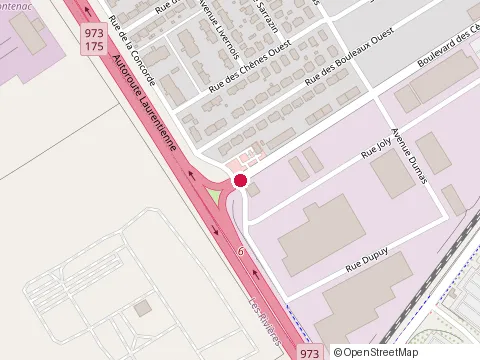 Location of Lave Auto des Cedres Enr at 385 boulevard des Cedres, Québec