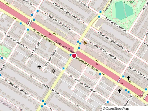 Location of Lave Auto Luxoplus at 5300 avenue Van Horne, Montréal