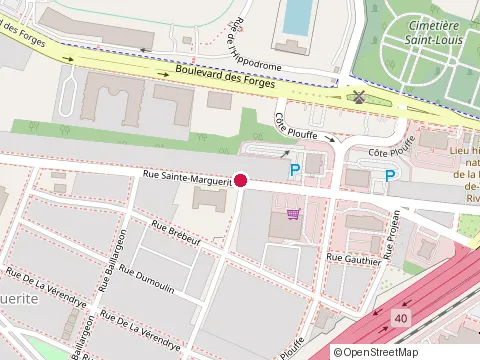 Location of Lave Auto Metropolitain at 1381 Rue Ste-Marguerite, Trois-Rivières