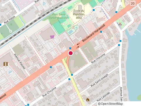 Location of Lave Auto Performance at 220 boulevard Harwood, Vaudreuil-Dorion