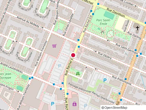 Location of Lave Auto Prefontaine at 3180 Rachel Rue E, Montréal