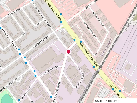 Location of Lave Auto St-Remih at 5725 Boulevard Industriel, Montréal-Nord